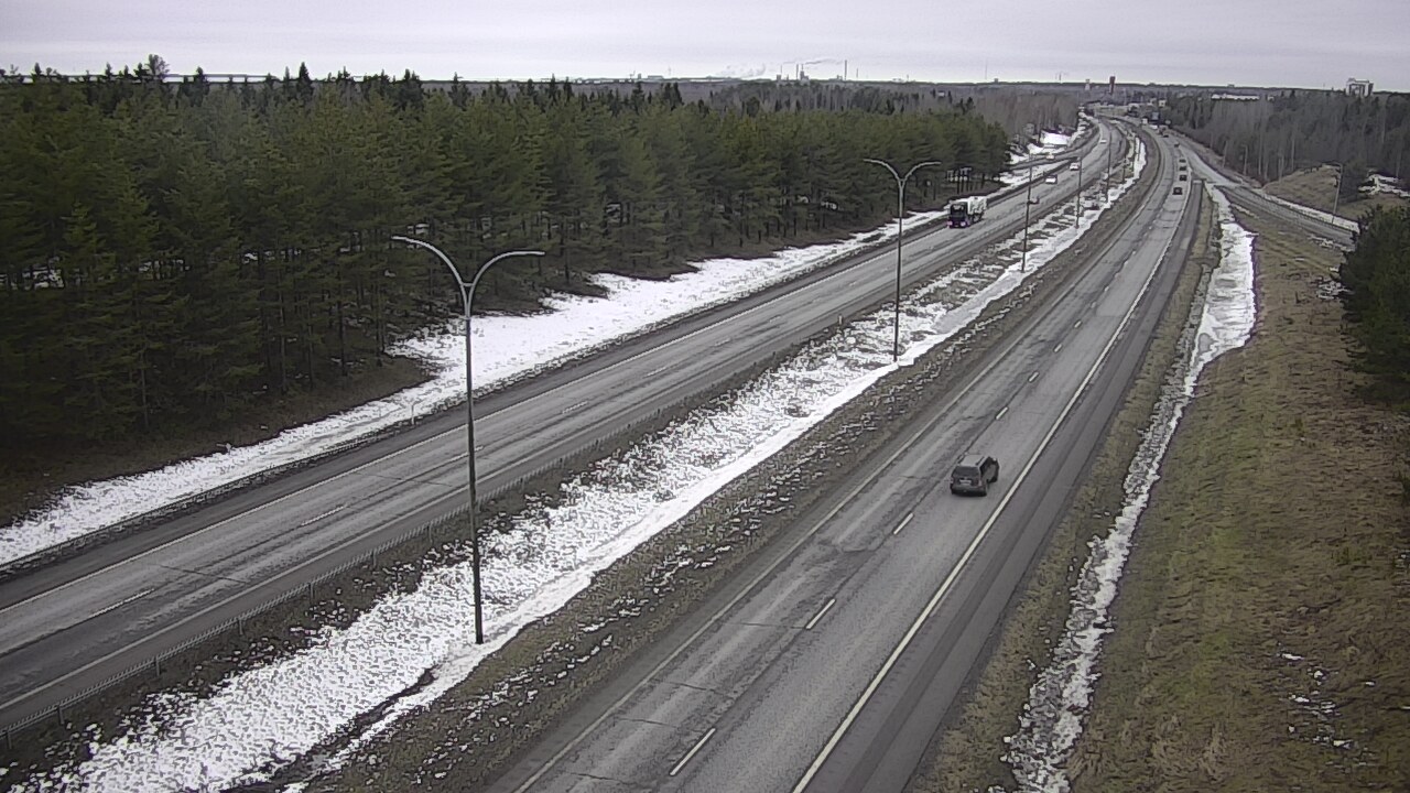 Weather Camera Image Road 4 Oulu, Ouluntulli, Oulu, Pohjois-Pohjanmaa