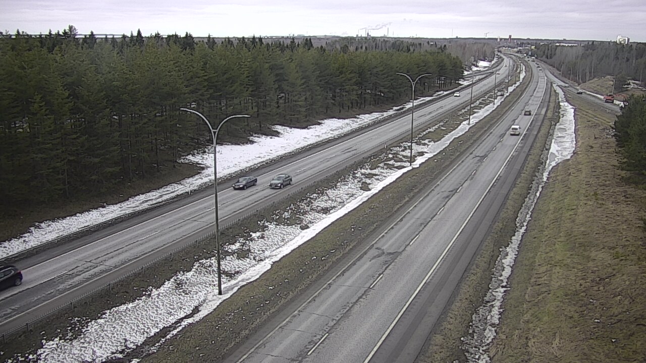 Weather Camera Image Road 4 Oulu, Ouluntulli, Oulu, Pohjois-Pohjanmaa