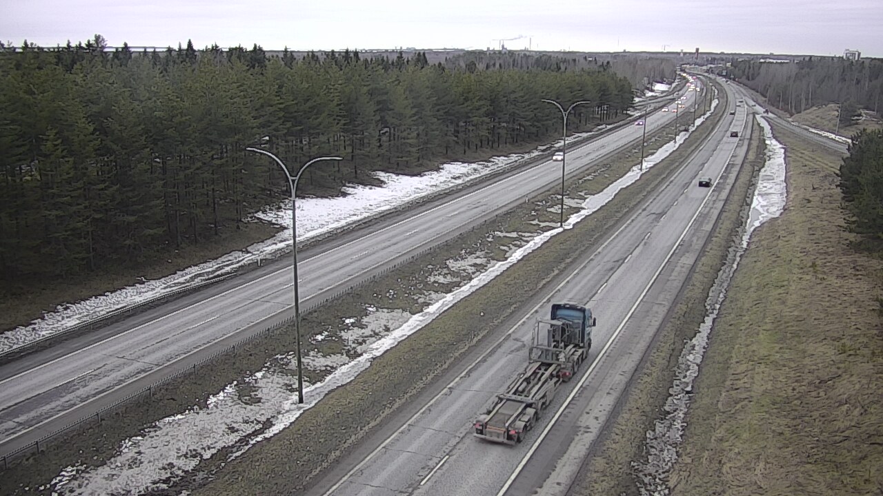 Weather Camera Image Väg 4 Uleåborg, Ouluntulli, Oulu, Pohjois-Pohjanmaa