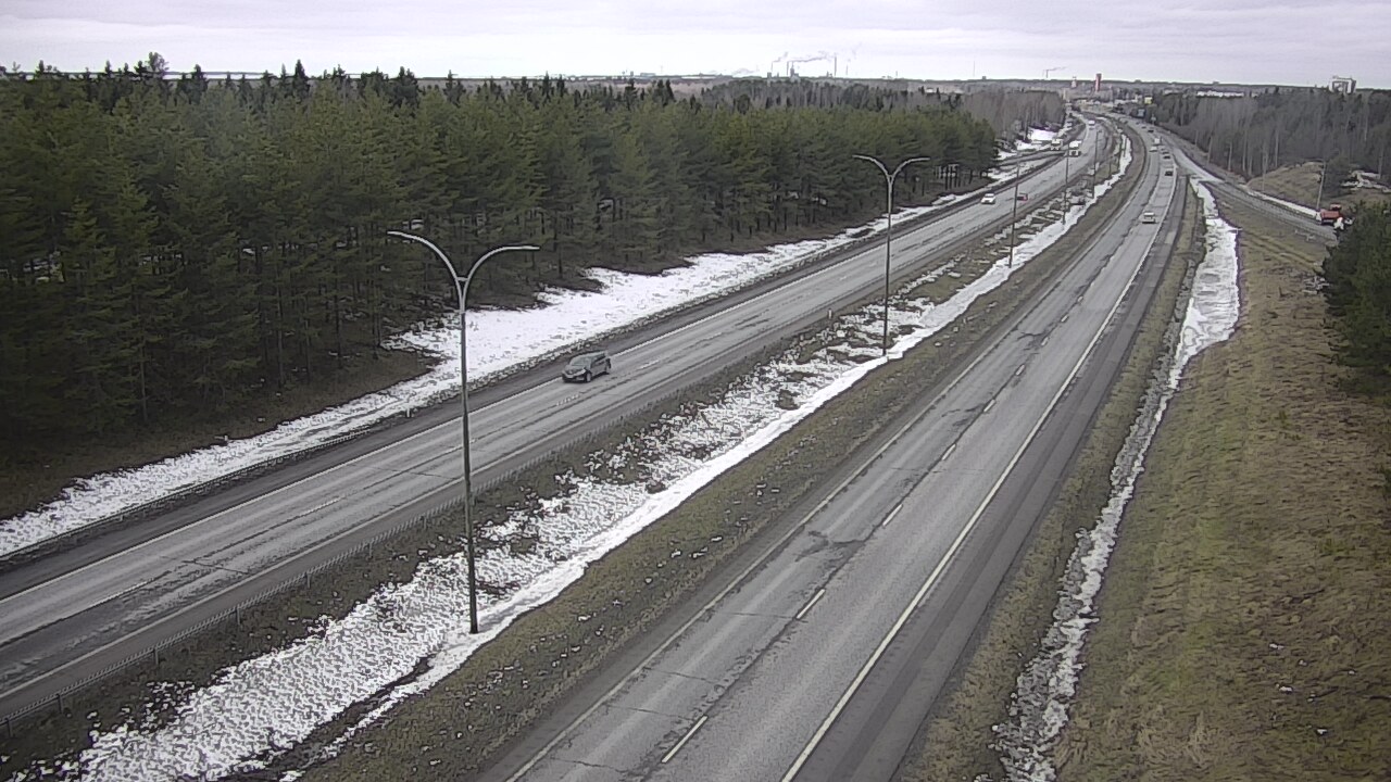 Weather Camera Image Road 4 Oulu, Ouluntulli, Oulu, Pohjois-Pohjanmaa