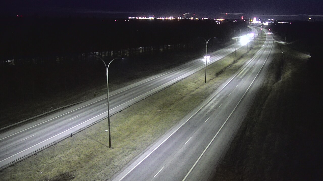 Weather Camera Image Väg 4 Uleåborg, Ouluntulli, Oulu, Pohjois-Pohjanmaa