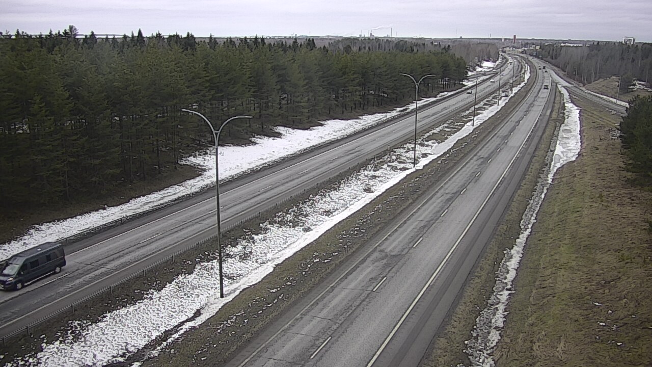 Weather Camera Image Road 4 Oulu, Ouluntulli, Oulu, Pohjois-Pohjanmaa