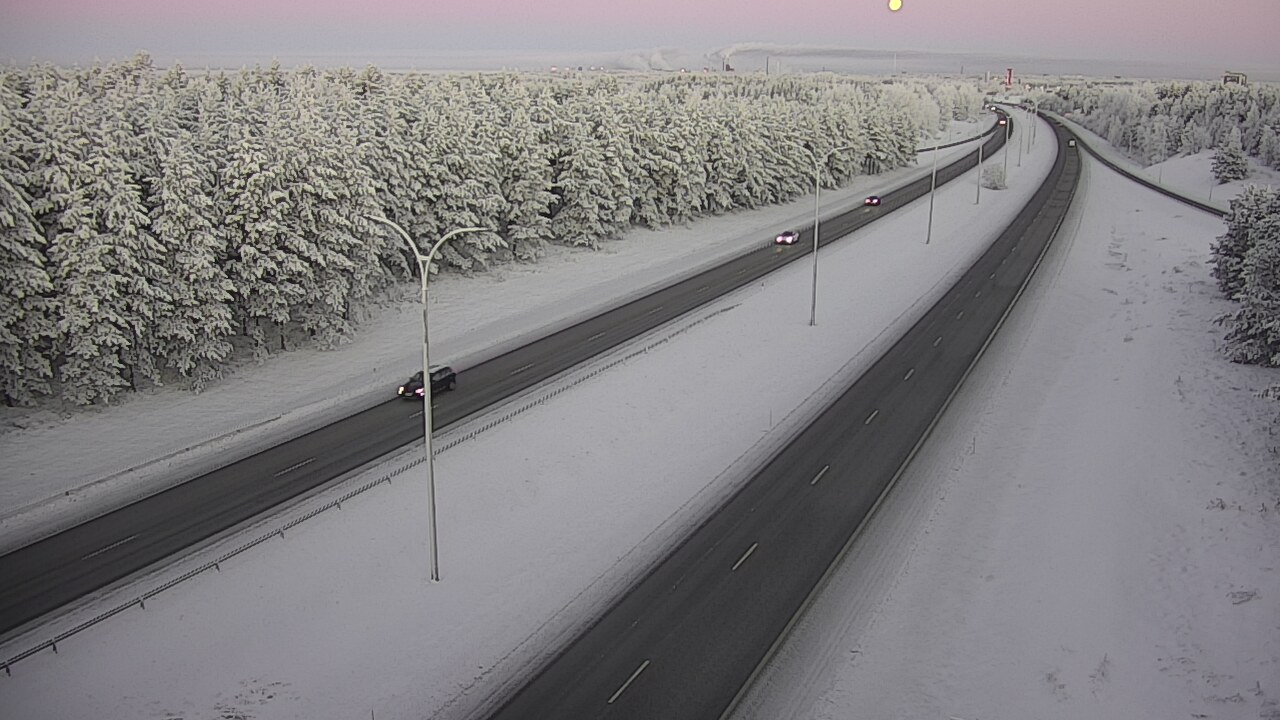 Weather Camera Image Road 4 Oulu, Ouluntulli, Oulu, Pohjois-Pohjanmaa