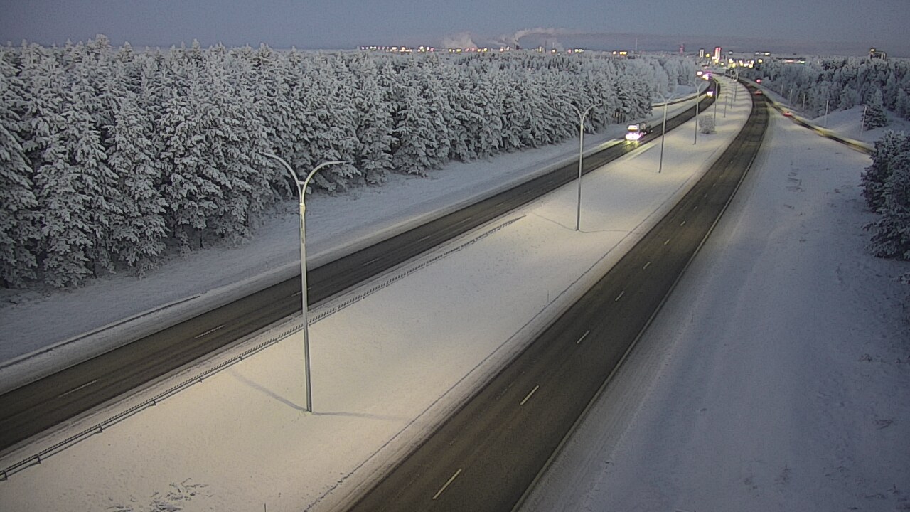 Weather Camera Image Road 4 Oulu, Ouluntulli, Oulu, Pohjois-Pohjanmaa