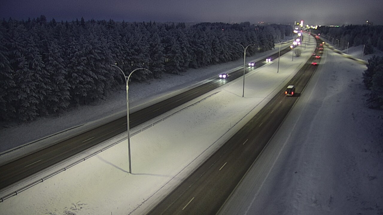 Weather Camera Image Road 4 Oulu, Ouluntulli, Oulu, Pohjois-Pohjanmaa