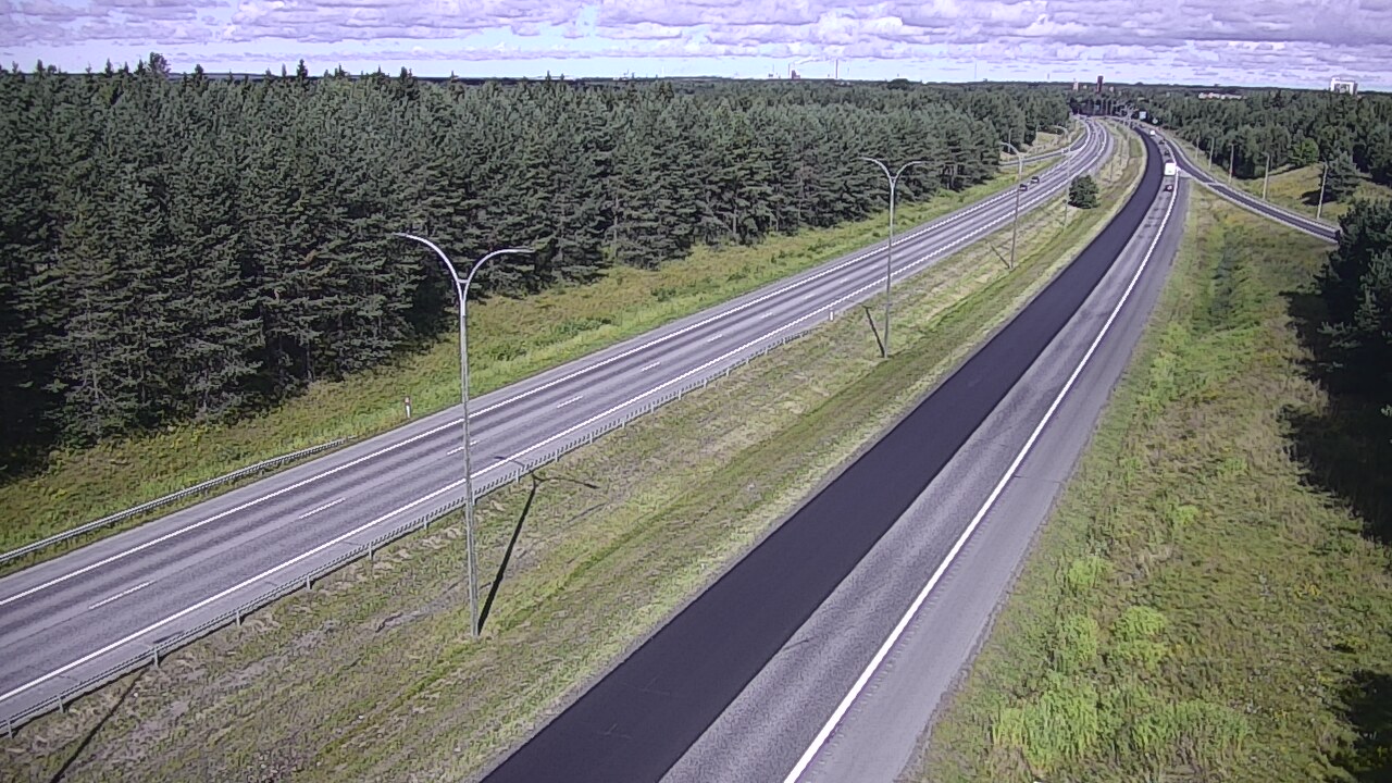 Weather Camera Image Väg 4 Uleåborg, Ouluntulli, Oulu, Pohjois-Pohjanmaa