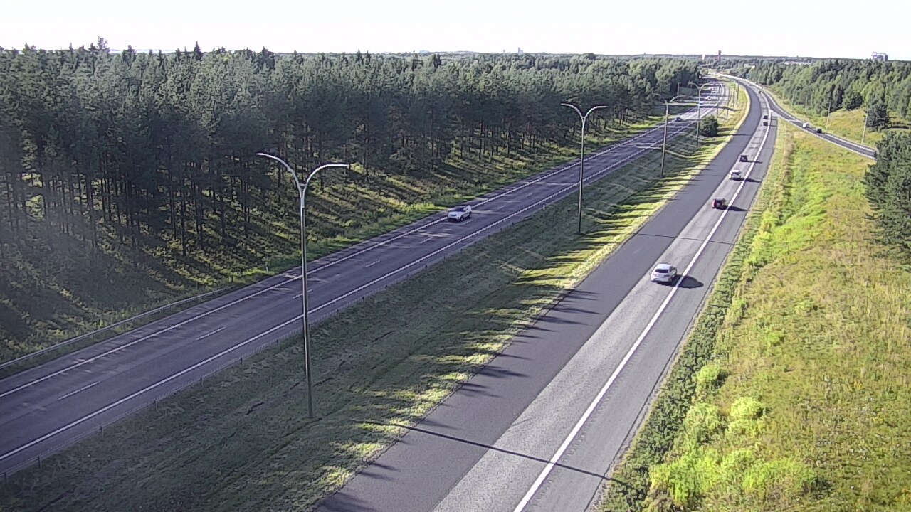 Weather Camera Image Väg 4 Uleåborg, Ouluntulli, Oulu, Pohjois-Pohjanmaa