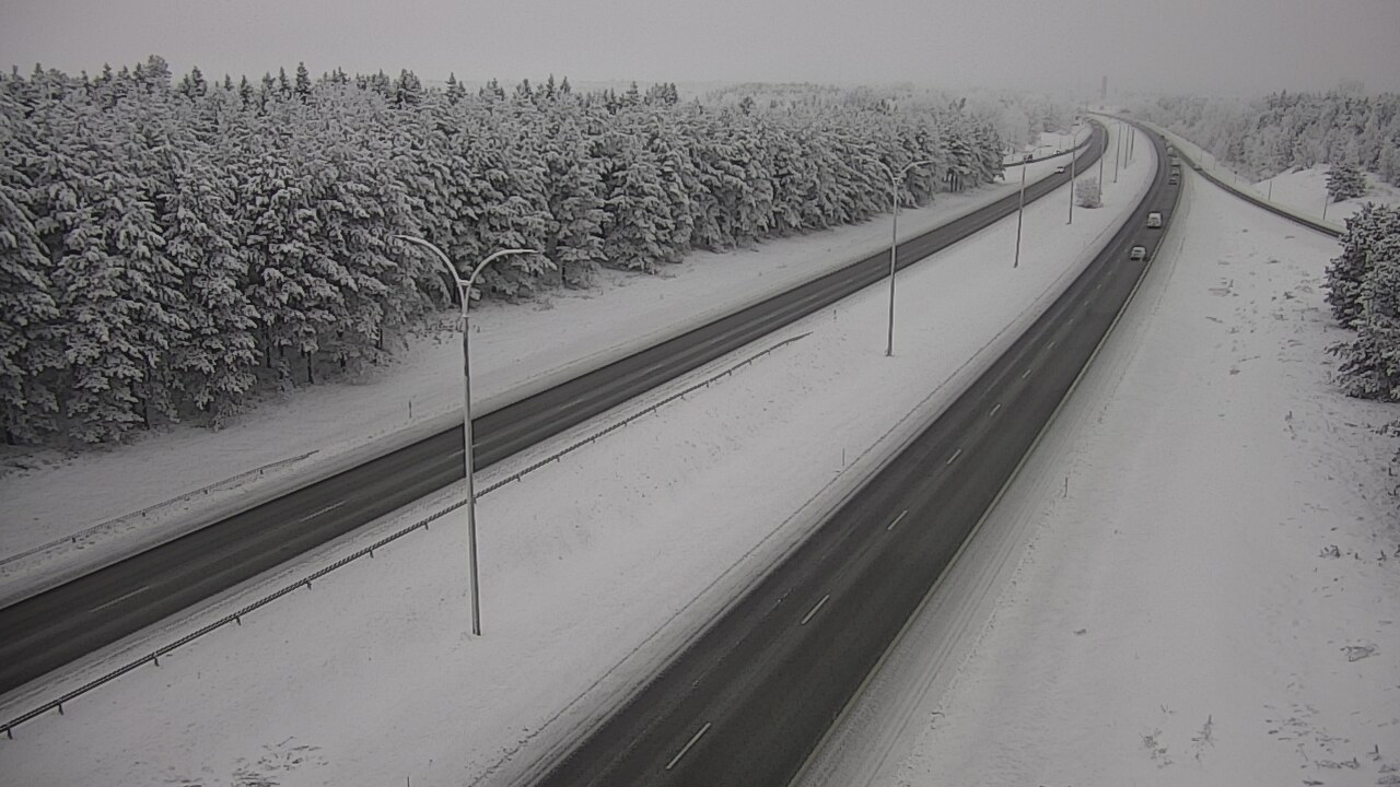 Weather Camera Image Road 4 Oulu, Ouluntulli, Oulu, Pohjois-Pohjanmaa