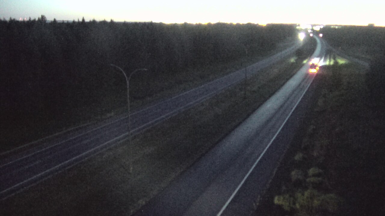 Weather Camera Image Väg 4 Uleåborg, Ouluntulli, Oulu, Pohjois-Pohjanmaa