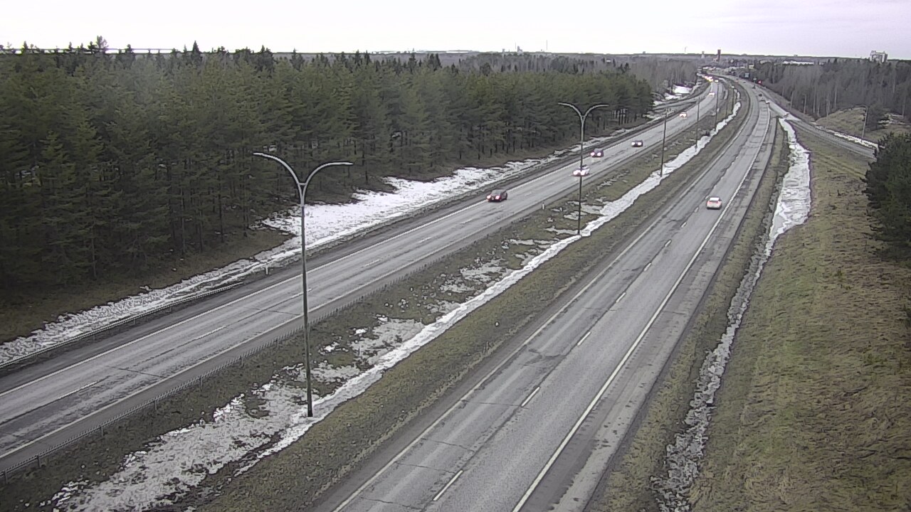 Weather Camera Image Väg 4 Uleåborg, Ouluntulli, Oulu, Pohjois-Pohjanmaa