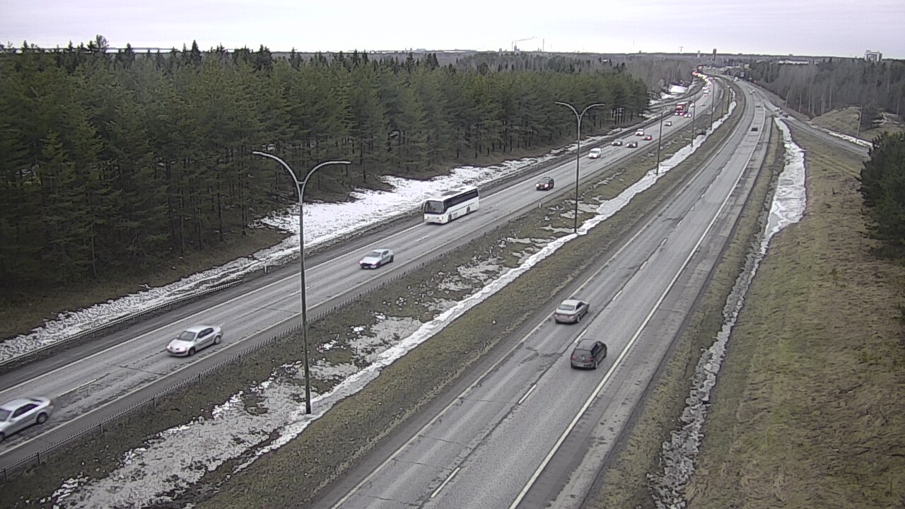 Weather Camera Image Väg 4 Uleåborg, Ouluntulli, Oulu, Pohjois-Pohjanmaa