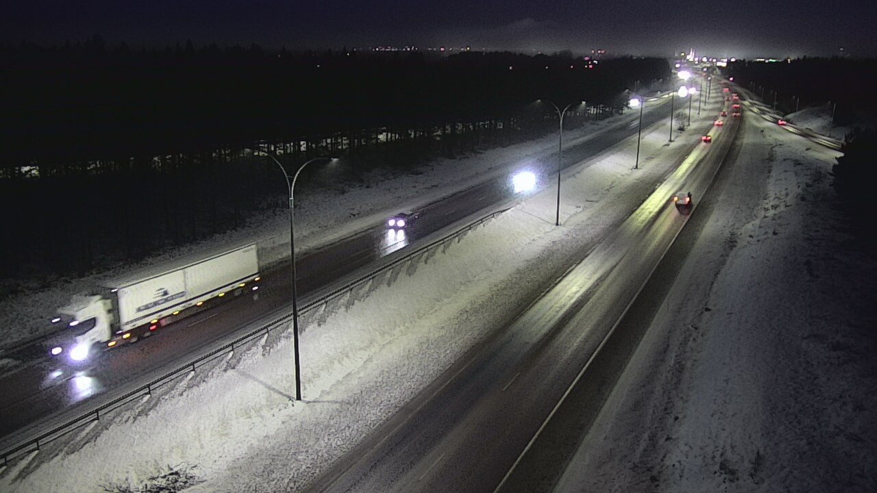 Weather Camera Image Väg 4 Uleåborg, Ouluntulli, Oulu, Pohjois-Pohjanmaa