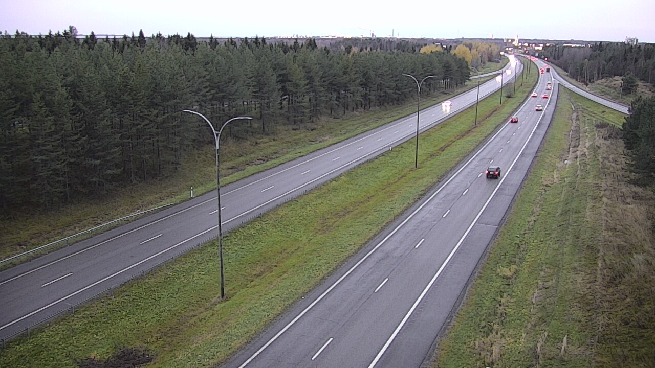 Weather Camera Image Road 4 Oulu, Ouluntulli, Oulu, Pohjois-Pohjanmaa