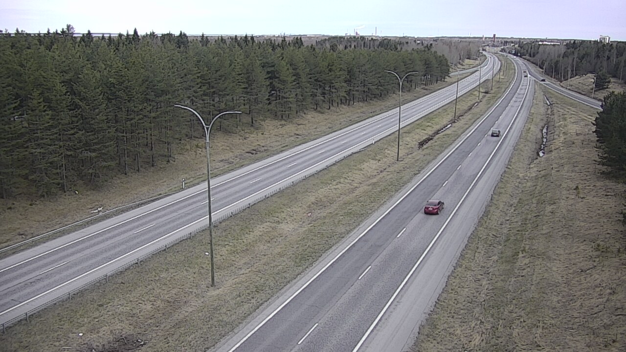 Weather Camera Image Road 4 Oulu, Ouluntulli, Oulu, Pohjois-Pohjanmaa