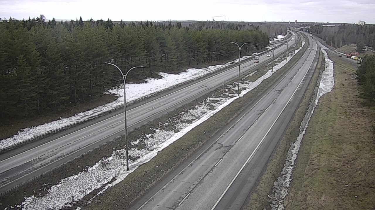 Weather Camera Image Road 4 Oulu, Ouluntulli, Oulu, Pohjois-Pohjanmaa