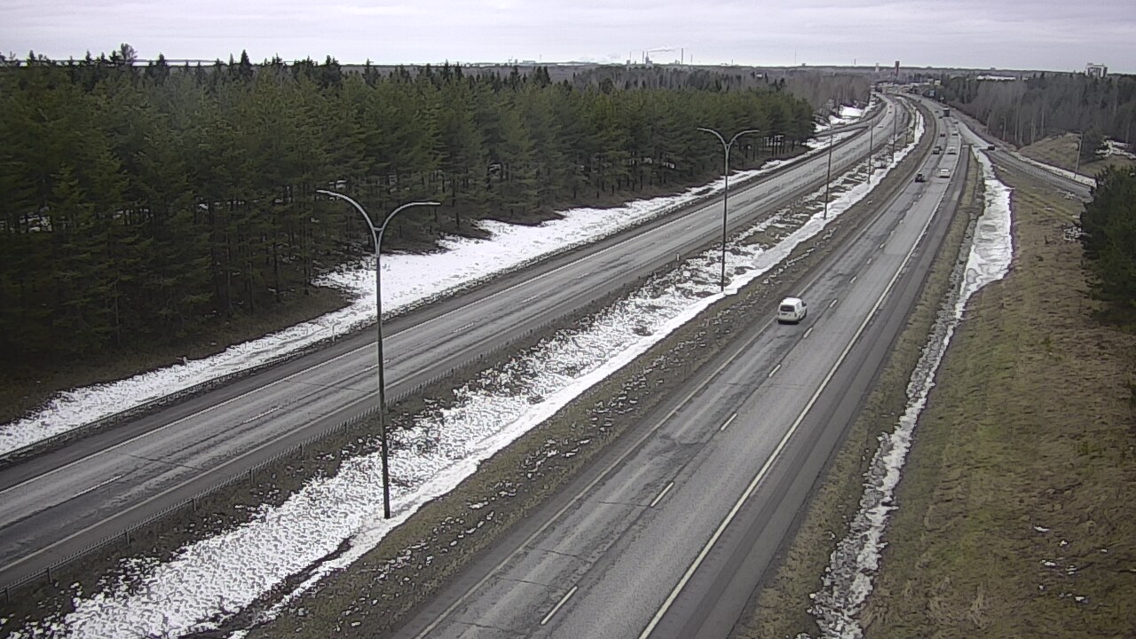 Weather Camera Image Road 4 Oulu, Ouluntulli, Oulu, Pohjois-Pohjanmaa