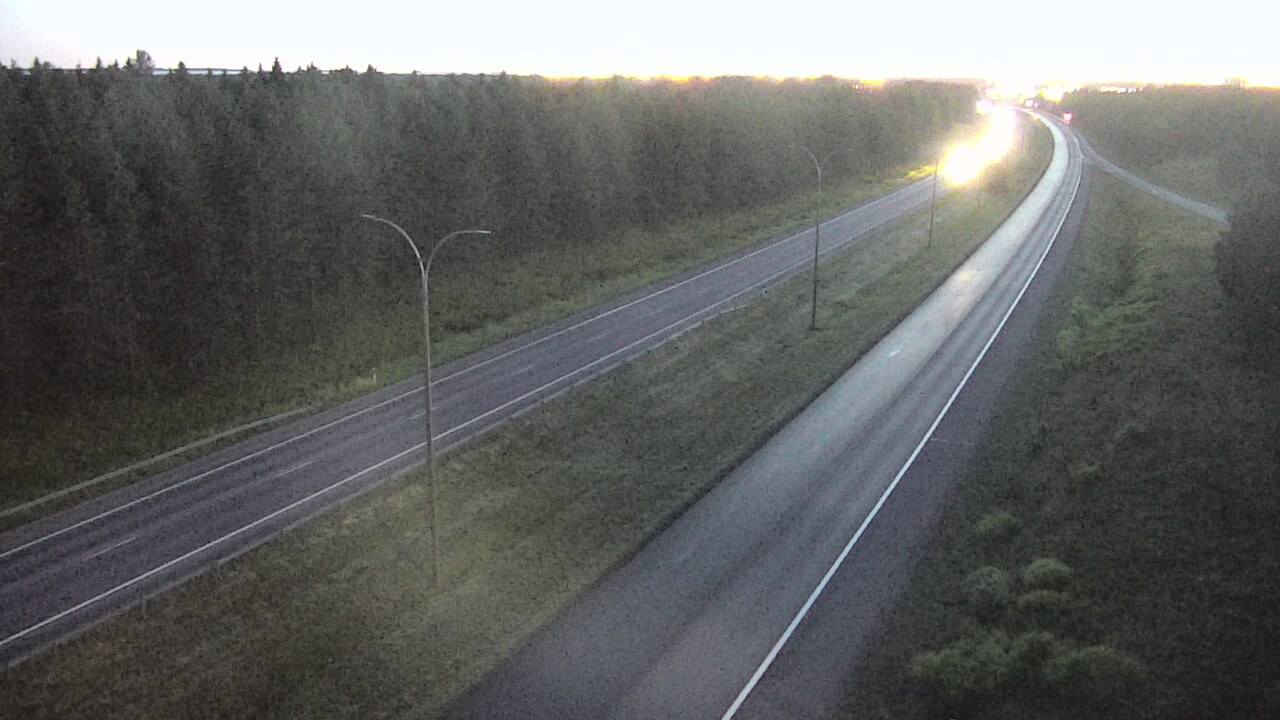 Weather Camera Image Väg 4 Uleåborg, Ouluntulli, Oulu, Pohjois-Pohjanmaa