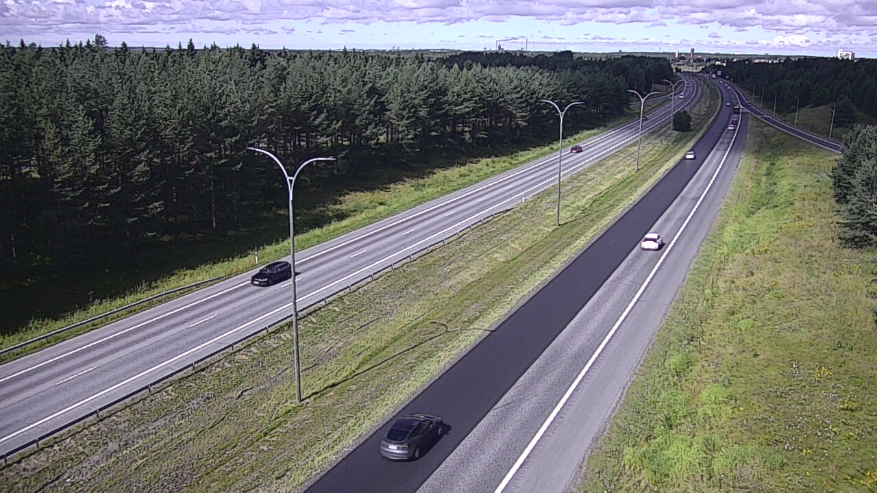 Weather Camera Image Väg 4 Uleåborg, Ouluntulli, Oulu, Pohjois-Pohjanmaa