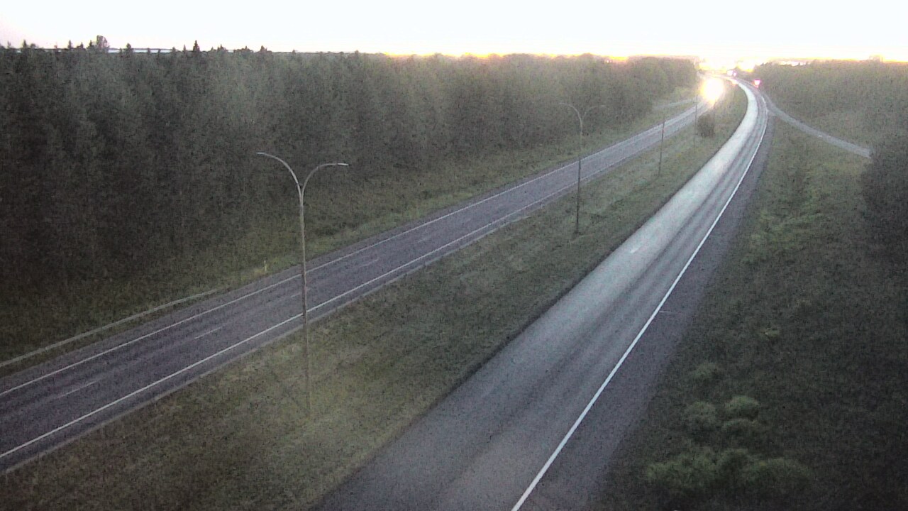 Weather Camera Image Väg 4 Uleåborg, Ouluntulli, Oulu, Pohjois-Pohjanmaa
