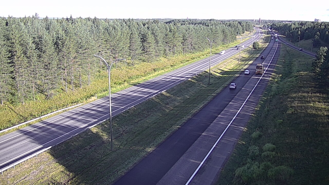 Weather Camera Image Väg 4 Uleåborg, Ouluntulli, Oulu, Pohjois-Pohjanmaa