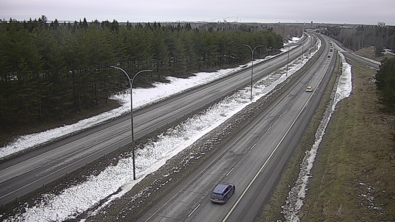 Weather Camera Image Road 4 Oulu, Ouluntulli, Oulu, Pohjois-Pohjanmaa