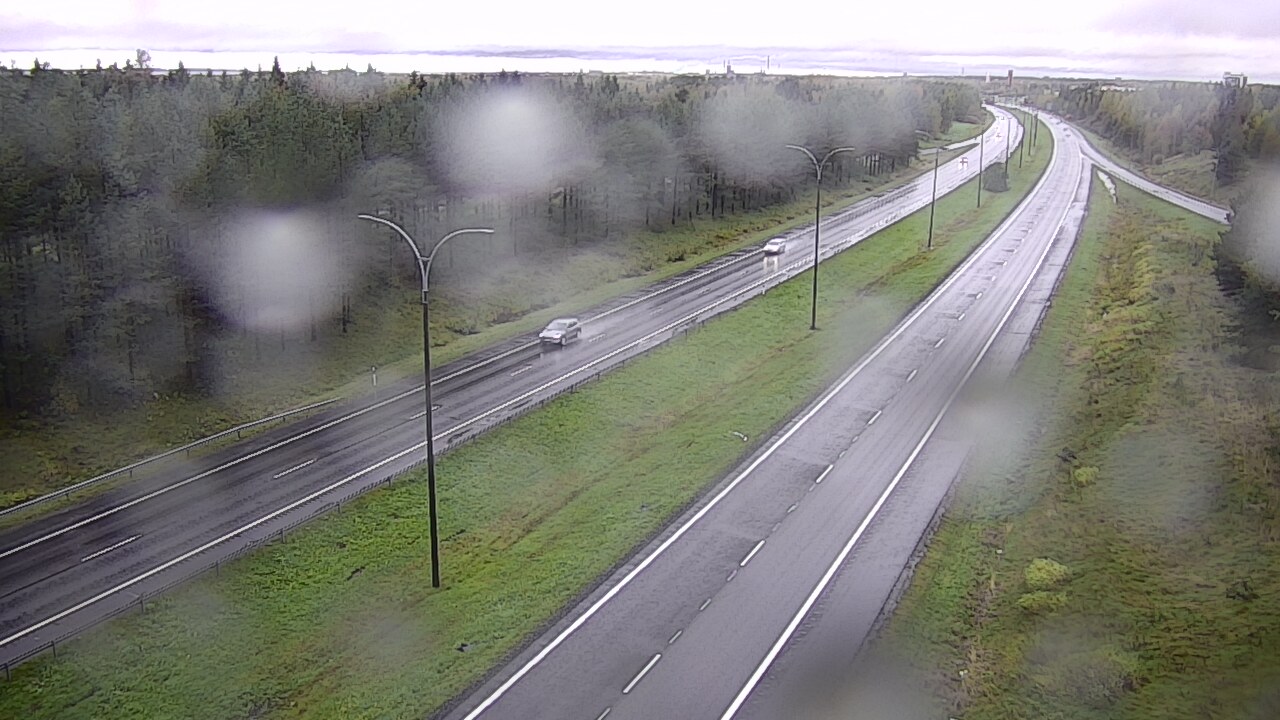 Weather Camera Image Väg 4 Uleåborg, Ouluntulli, Oulu, Pohjois-Pohjanmaa