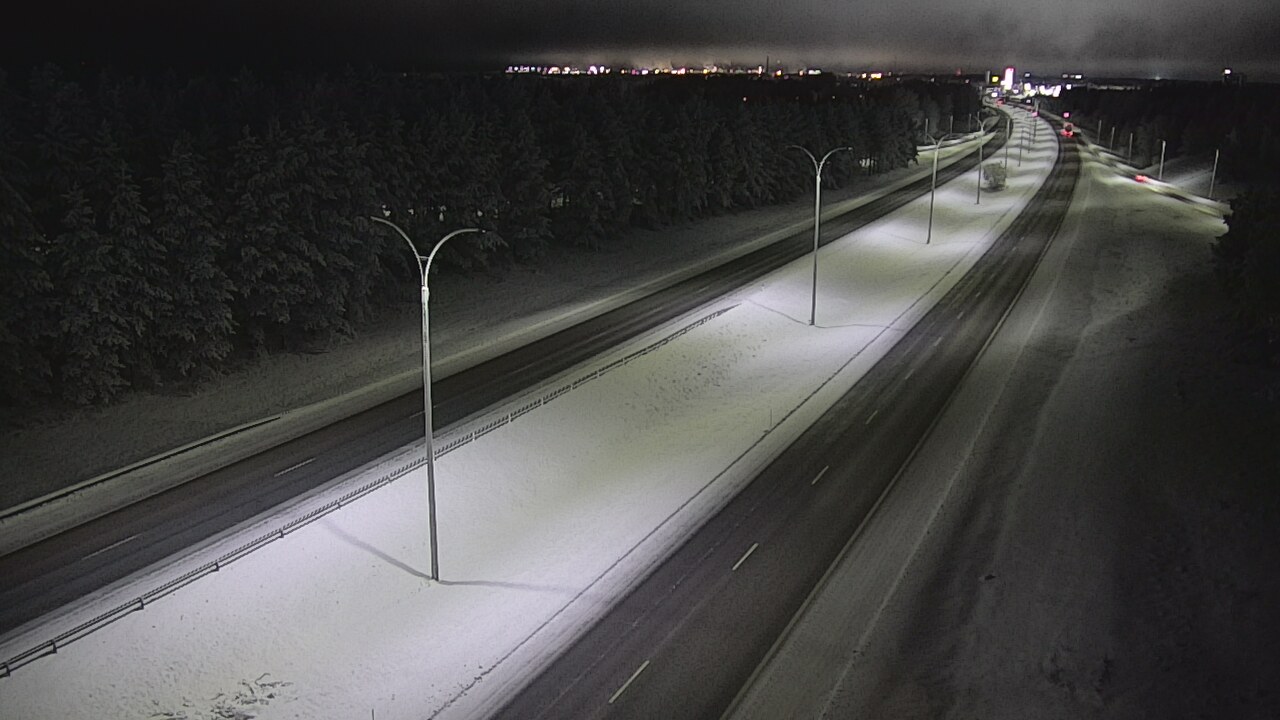 Weather Camera Image Road 4 Oulu, Ouluntulli, Oulu, Pohjois-Pohjanmaa