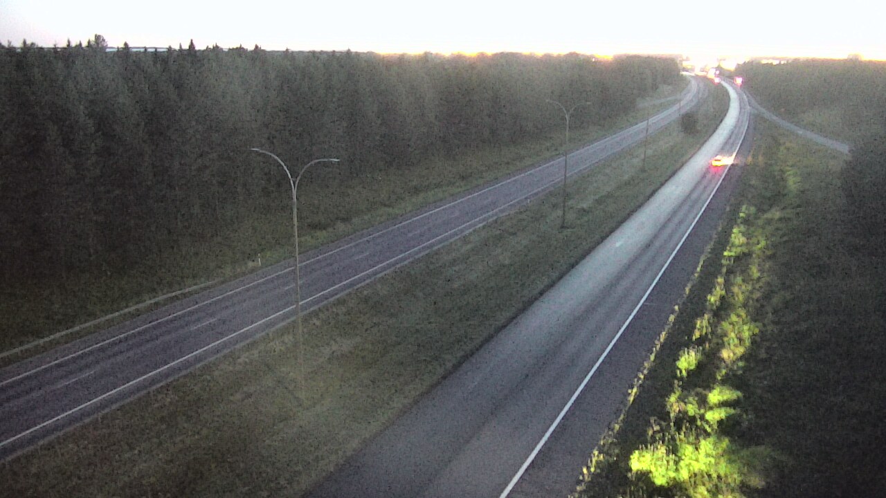 Weather Camera Image Väg 4 Uleåborg, Ouluntulli, Oulu, Pohjois-Pohjanmaa