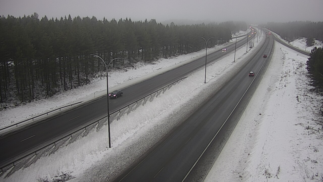 Weather Camera Image Väg 4 Uleåborg, Ouluntulli, Oulu, Pohjois-Pohjanmaa