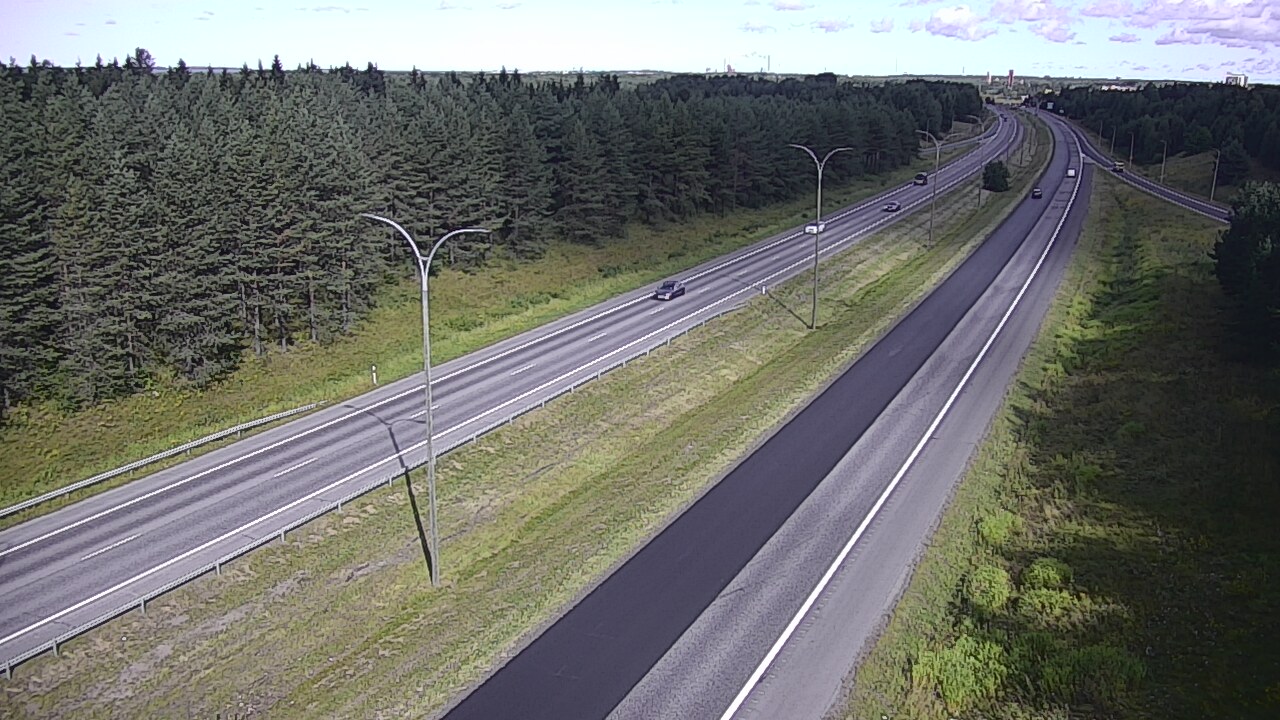 Weather Camera Image Väg 4 Uleåborg, Ouluntulli, Oulu, Pohjois-Pohjanmaa