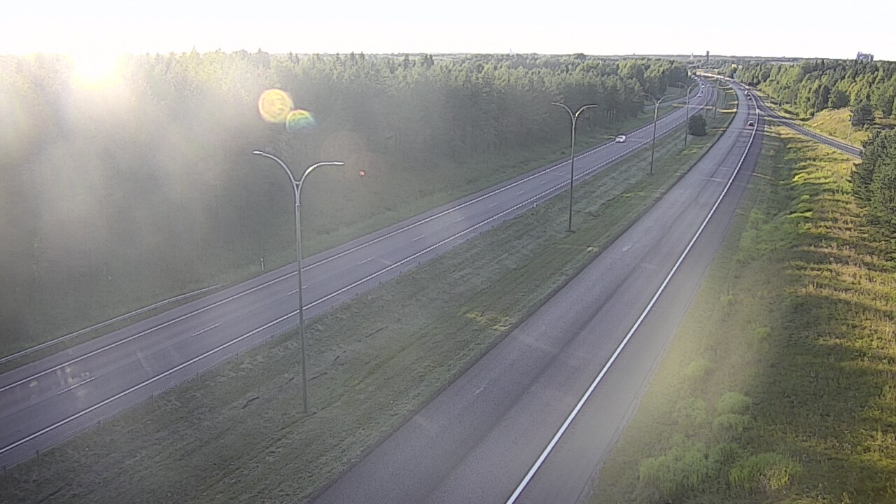 Weather Camera Image Väg 4 Uleåborg, Ouluntulli, Oulu, Pohjois-Pohjanmaa