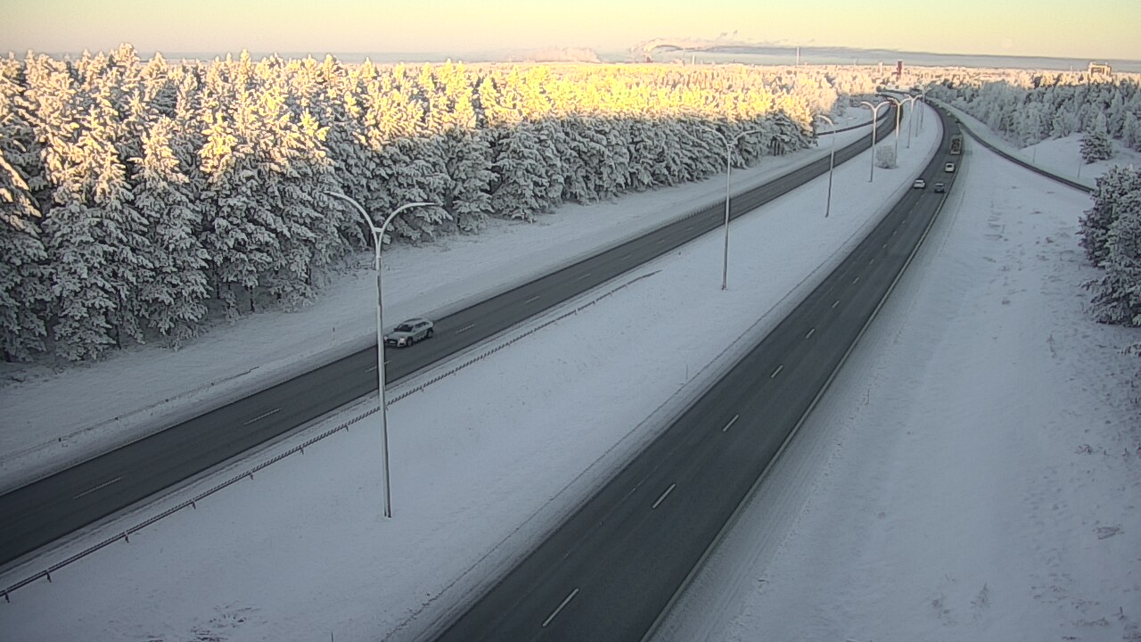 Weather Camera Image Road 4 Oulu, Ouluntulli, Oulu, Pohjois-Pohjanmaa