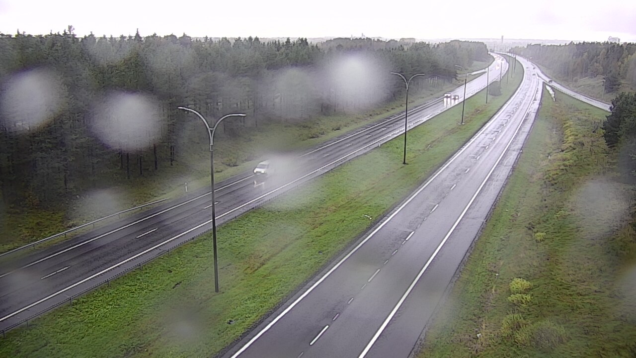Weather Camera Image Väg 4 Uleåborg, Ouluntulli, Oulu, Pohjois-Pohjanmaa