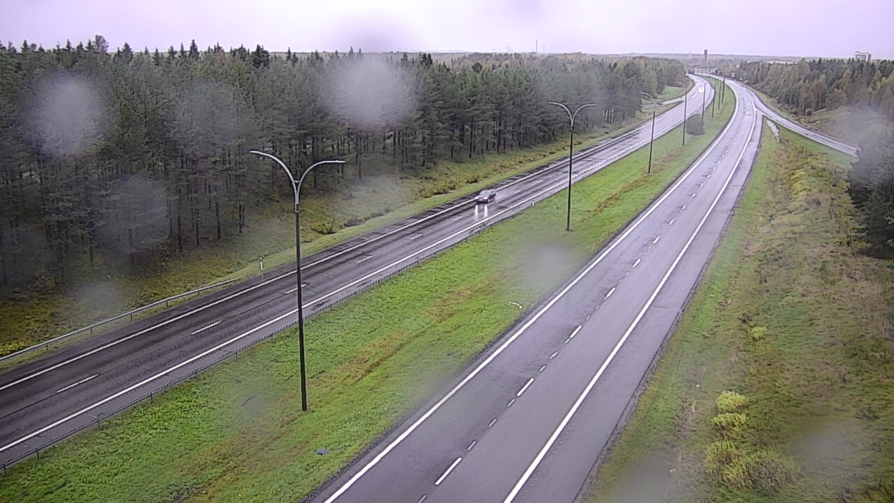 Weather Camera Image Väg 4 Uleåborg, Ouluntulli, Oulu, Pohjois-Pohjanmaa
