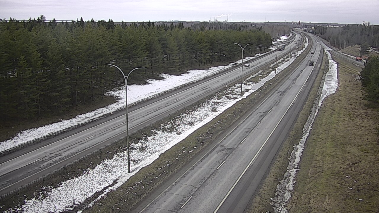 Weather Camera Image Road 4 Oulu, Ouluntulli, Oulu, Pohjois-Pohjanmaa