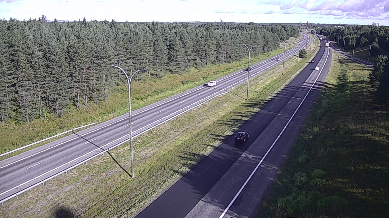 Weather Camera Image Väg 4 Uleåborg, Ouluntulli, Oulu, Pohjois-Pohjanmaa