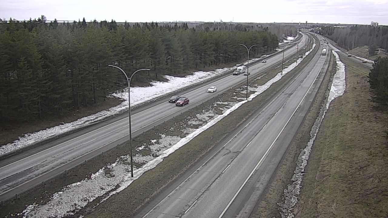 Weather Camera Image Väg 4 Uleåborg, Ouluntulli, Oulu, Pohjois-Pohjanmaa