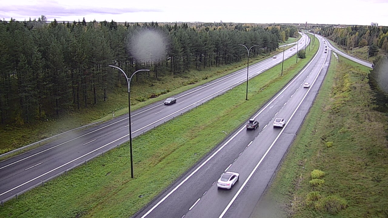 Weather Camera Image Väg 4 Uleåborg, Ouluntulli, Oulu, Pohjois-Pohjanmaa