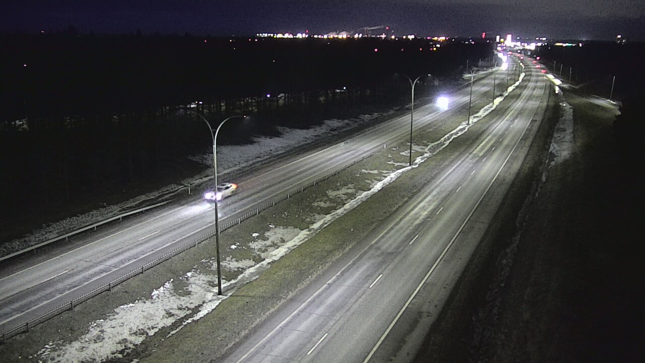 Weather Camera Image Väg 4 Uleåborg, Ouluntulli, Oulu, Pohjois-Pohjanmaa