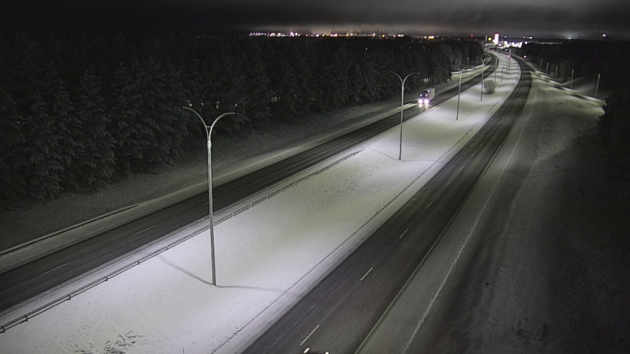 Weather Camera Image Road 4 Oulu, Ouluntulli, Oulu, Pohjois-Pohjanmaa