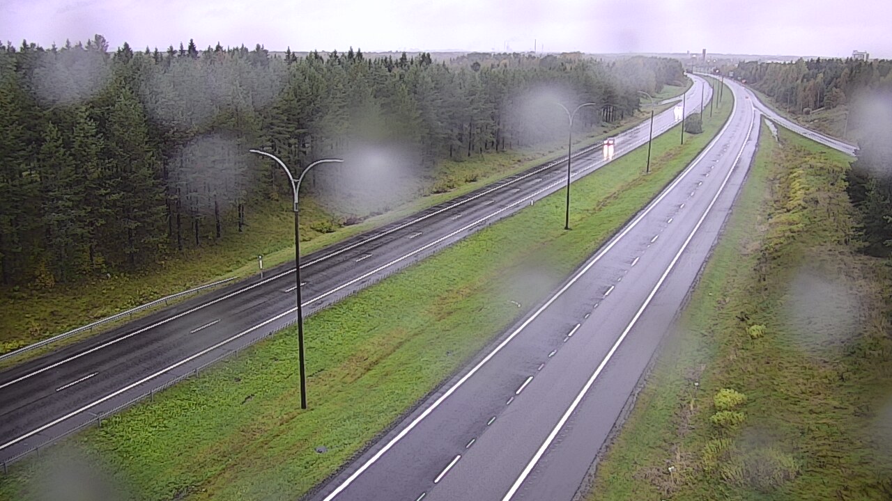 Weather Camera Image Väg 4 Uleåborg, Ouluntulli, Oulu, Pohjois-Pohjanmaa