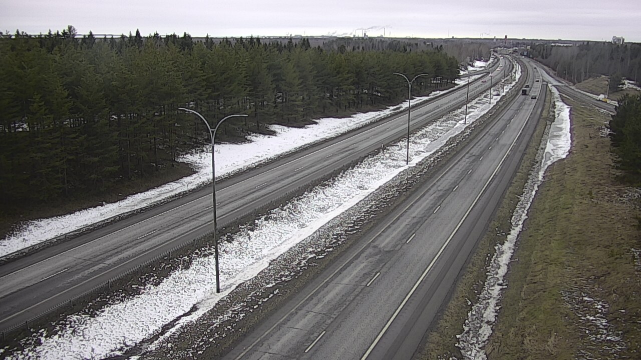 Weather Camera Image Road 4 Oulu, Ouluntulli, Oulu, Pohjois-Pohjanmaa