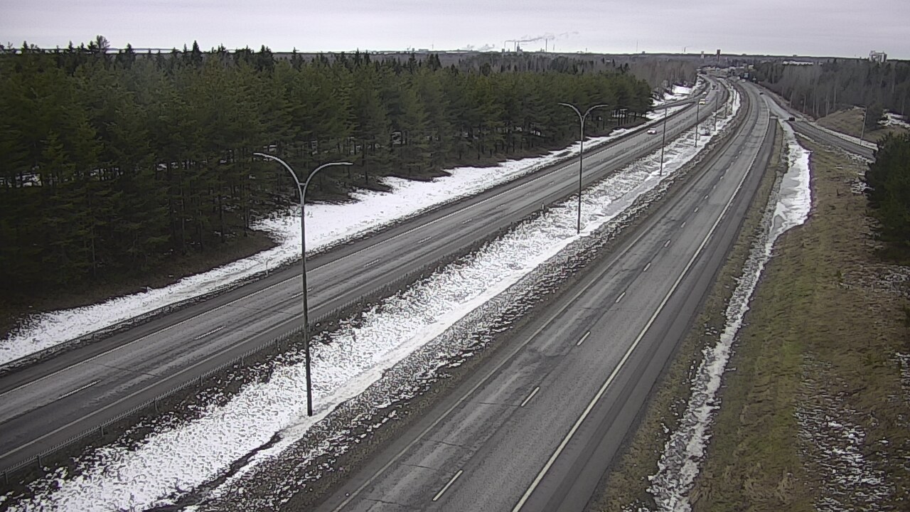 Weather Camera Image Road 4 Oulu, Ouluntulli, Oulu, Pohjois-Pohjanmaa