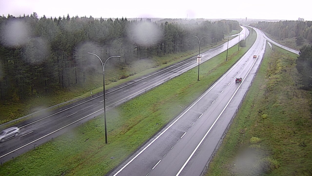 Weather Camera Image Väg 4 Uleåborg, Ouluntulli, Oulu, Pohjois-Pohjanmaa