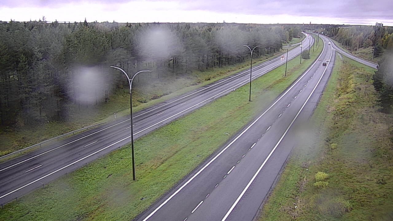 Weather Camera Image Väg 4 Uleåborg, Ouluntulli, Oulu, Pohjois-Pohjanmaa