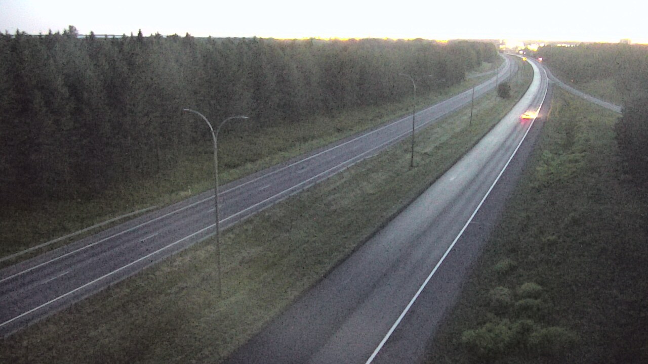 Weather Camera Image Väg 4 Uleåborg, Ouluntulli, Oulu, Pohjois-Pohjanmaa