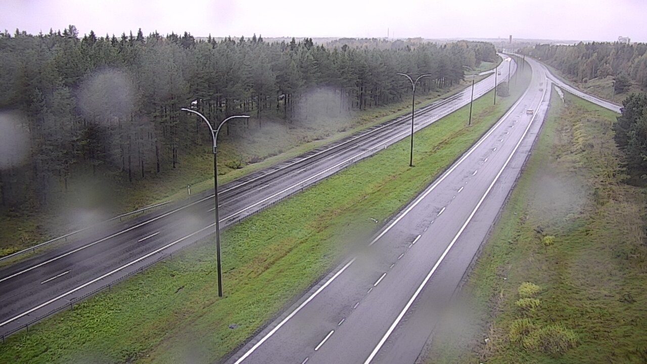 Weather Camera Image Väg 4 Uleåborg, Ouluntulli, Oulu, Pohjois-Pohjanmaa