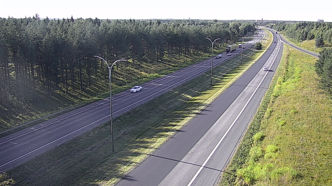 Weather Camera Image Väg 4 Uleåborg, Ouluntulli, Oulu, Pohjois-Pohjanmaa