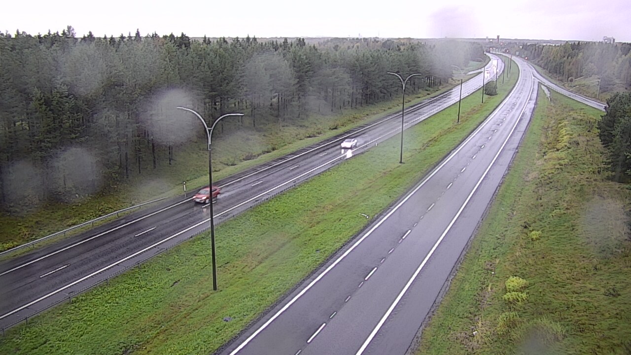 Weather Camera Image Väg 4 Uleåborg, Ouluntulli, Oulu, Pohjois-Pohjanmaa