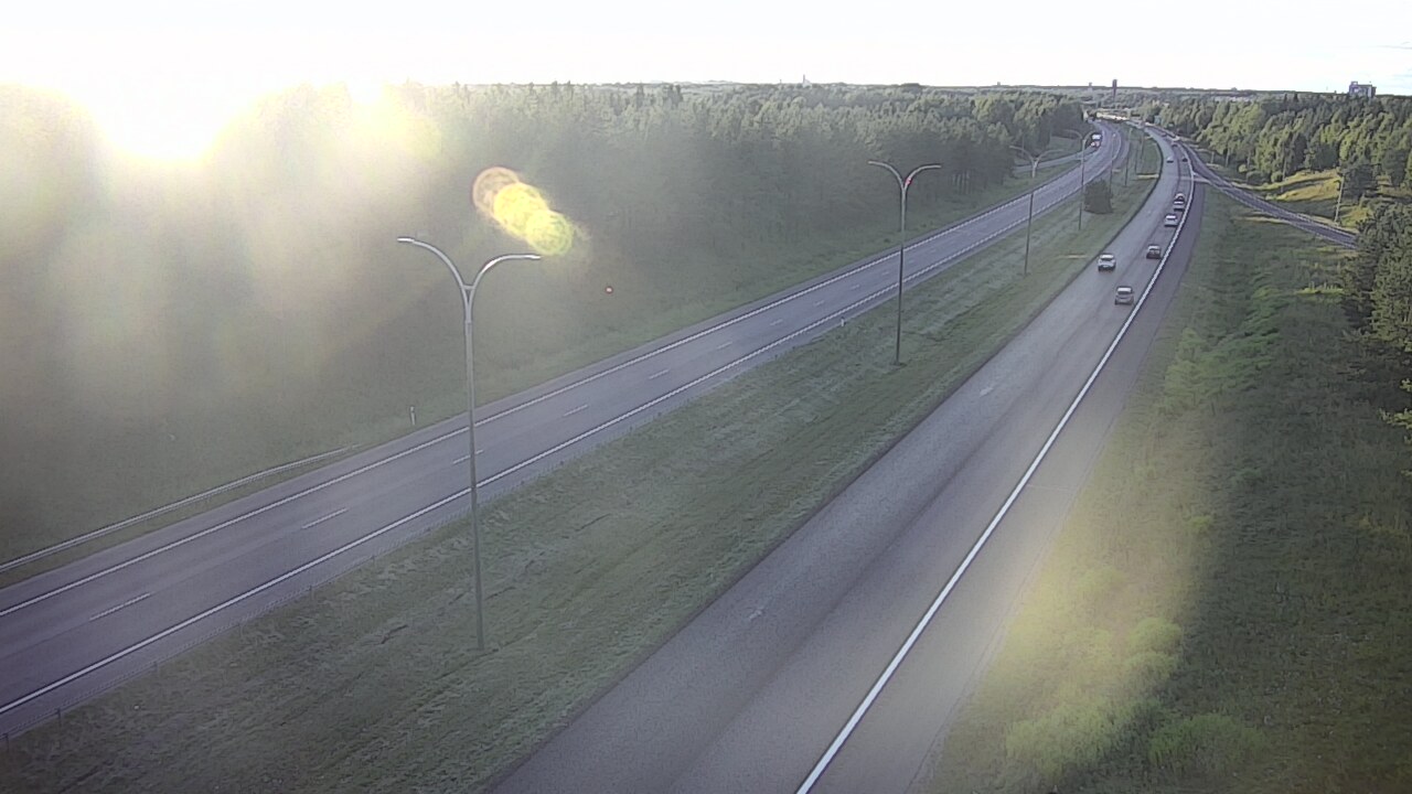 Weather Camera Image Väg 4 Uleåborg, Ouluntulli, Oulu, Pohjois-Pohjanmaa